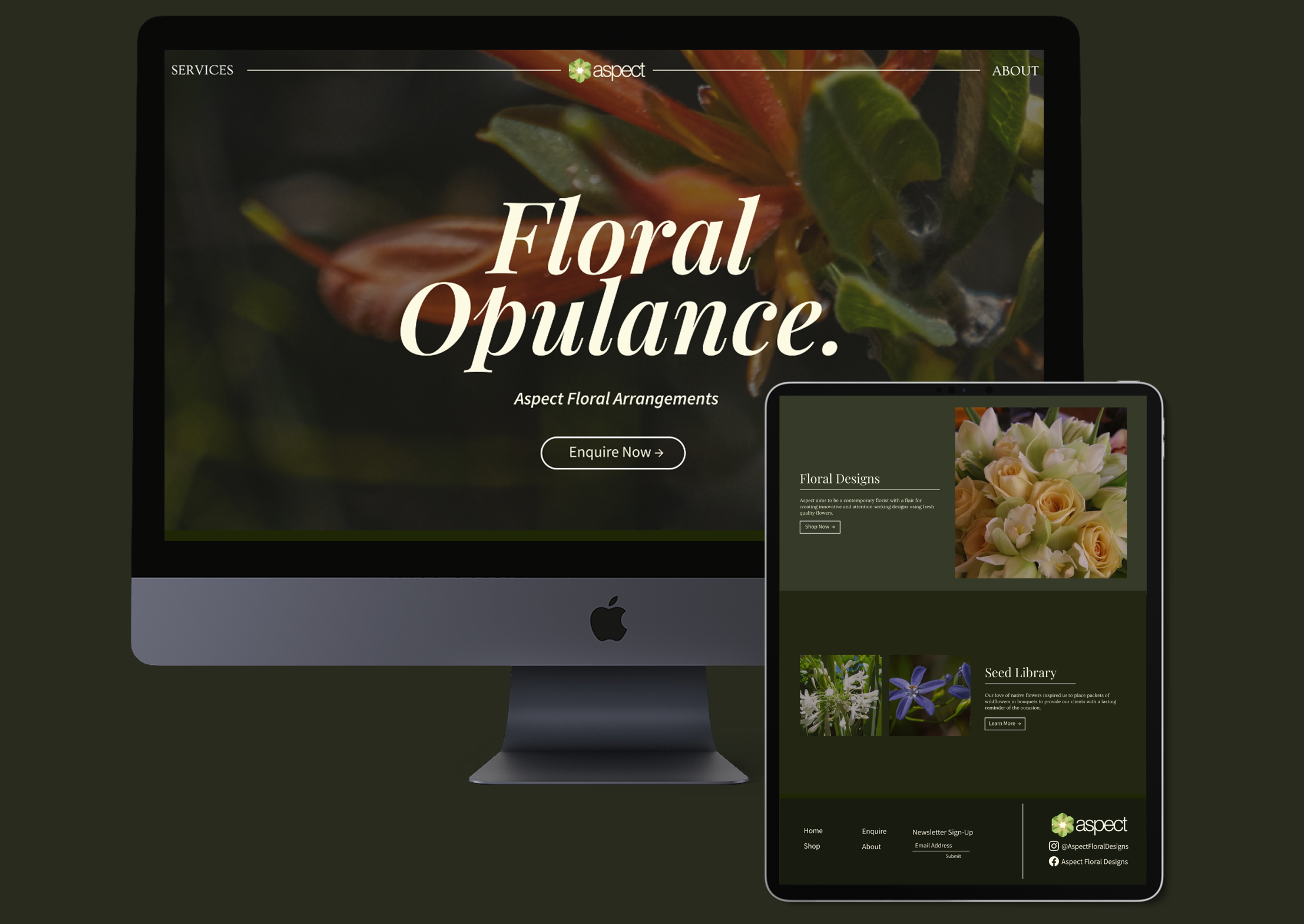Apect Florist Website