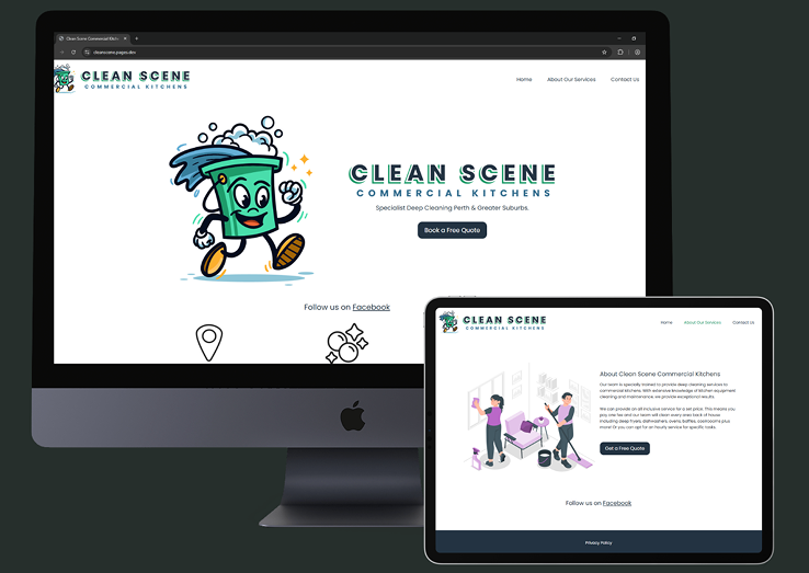 Clean Scene Website