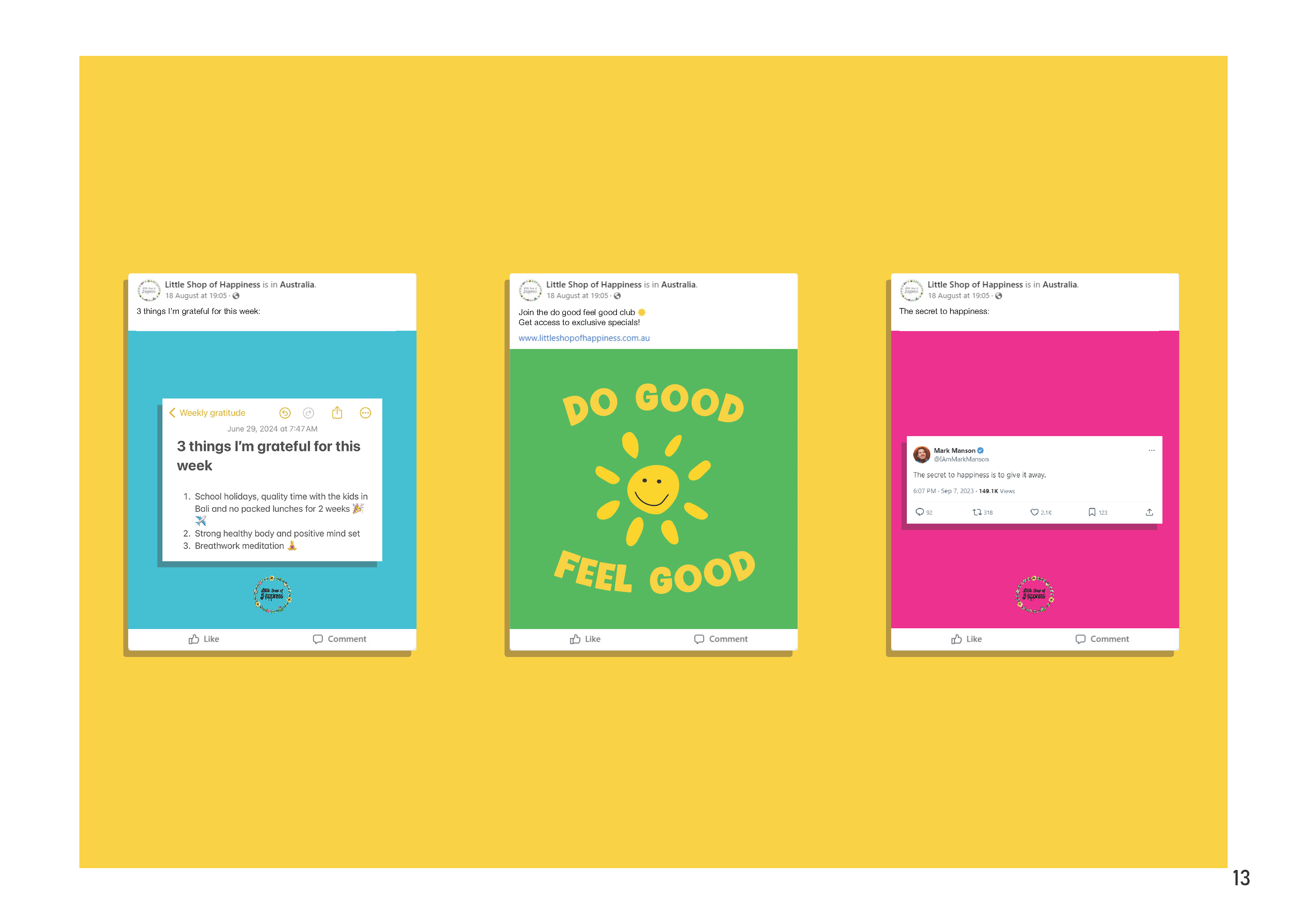 Little Shop of Happiness Design